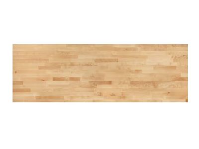 Hampton Bay 6 ft. L x 39 in. D Finished Engineered Birch Butcher Block Countertop Island with Standard Edge