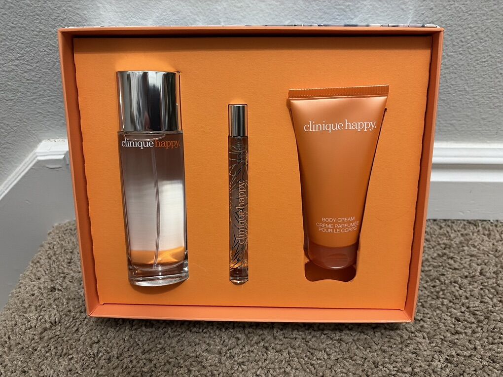 New Clinique Happy Purfume Set