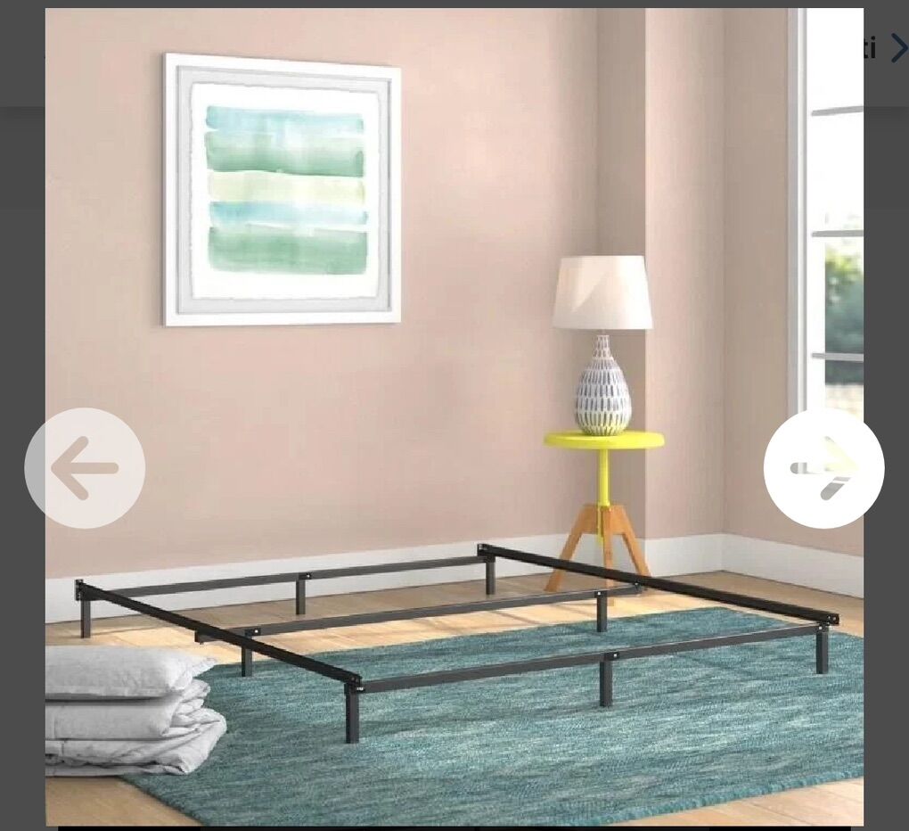 Queen, Wayfair Sleep 7 Steel Bed Frame, new
