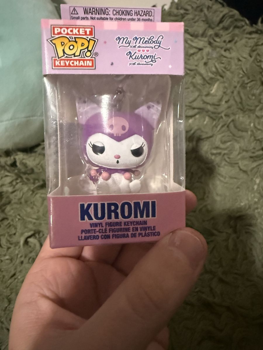 Kuromi pop mini figure keychain
