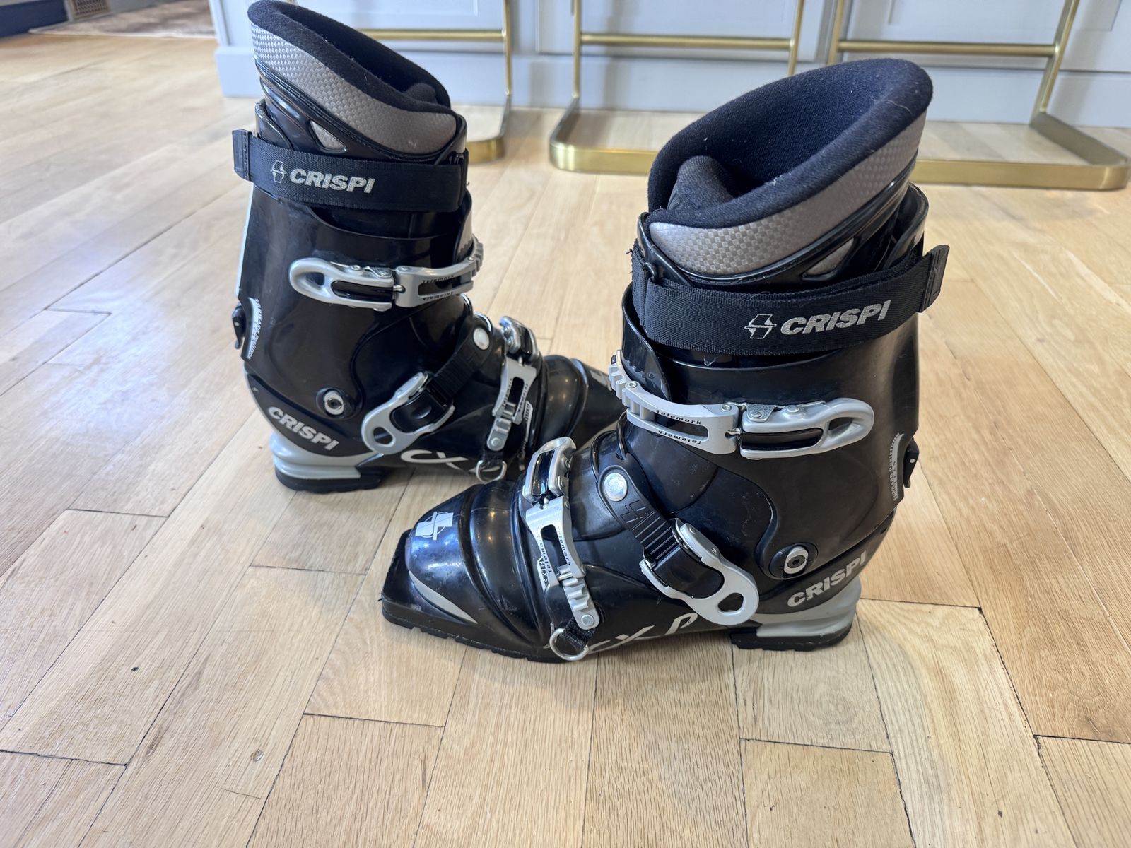 Crispi CXP Telemark Ski Boots Black Size 26.5 US Mens 8.5