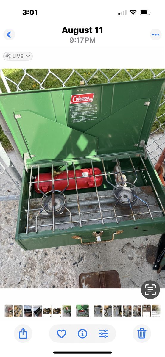 Coleman Vintage Two-Burner Camping Stove