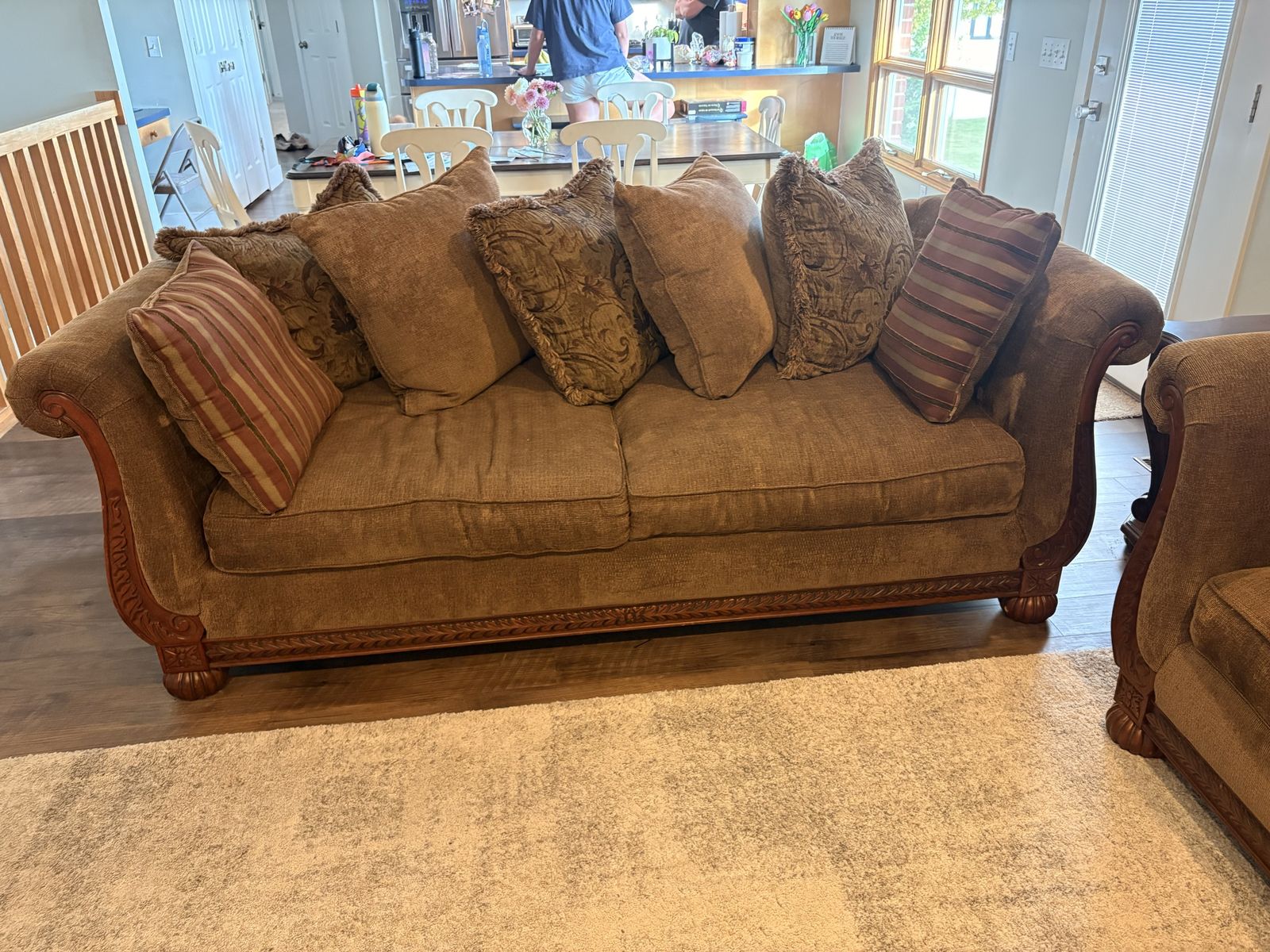 Couch and loveseat
