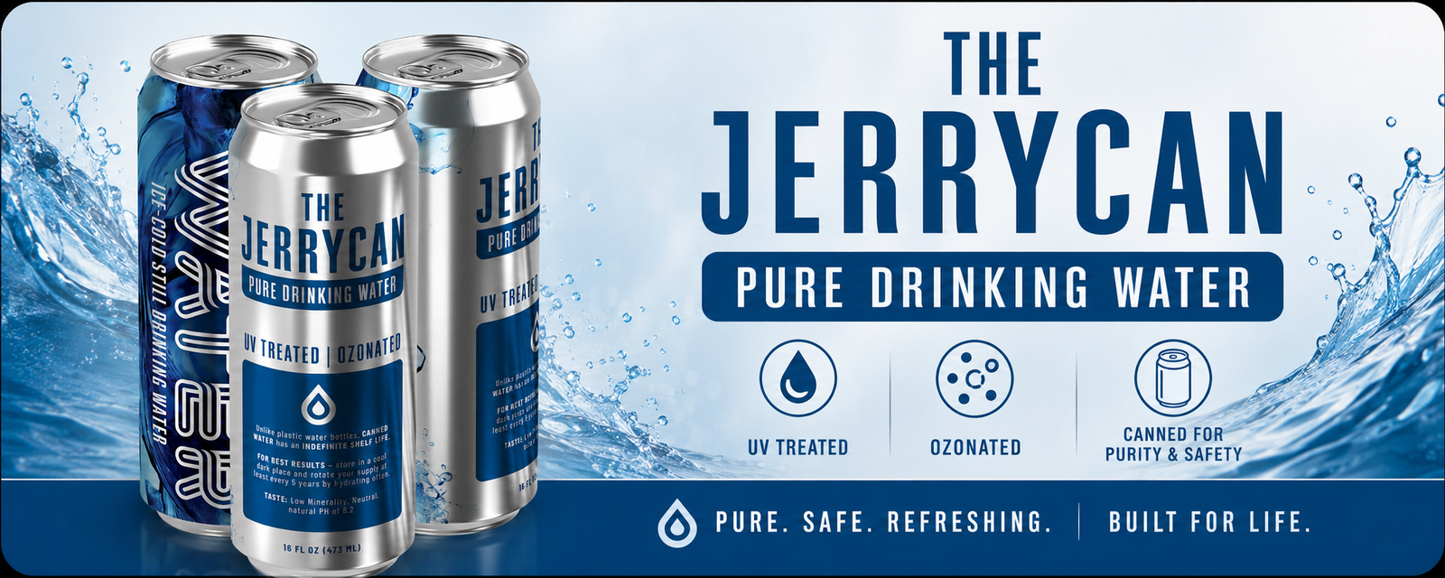 Canned Water (Cases of 24)