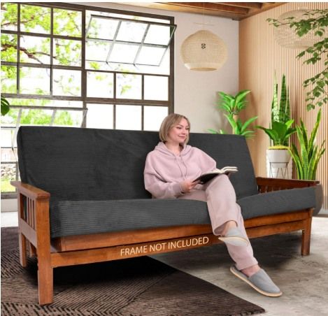 FoammaUSA Corduroy Futon Couch Mattress