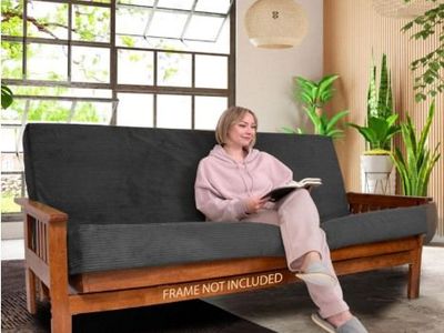 FoammaUSA Corduroy Futon Couch Mattress