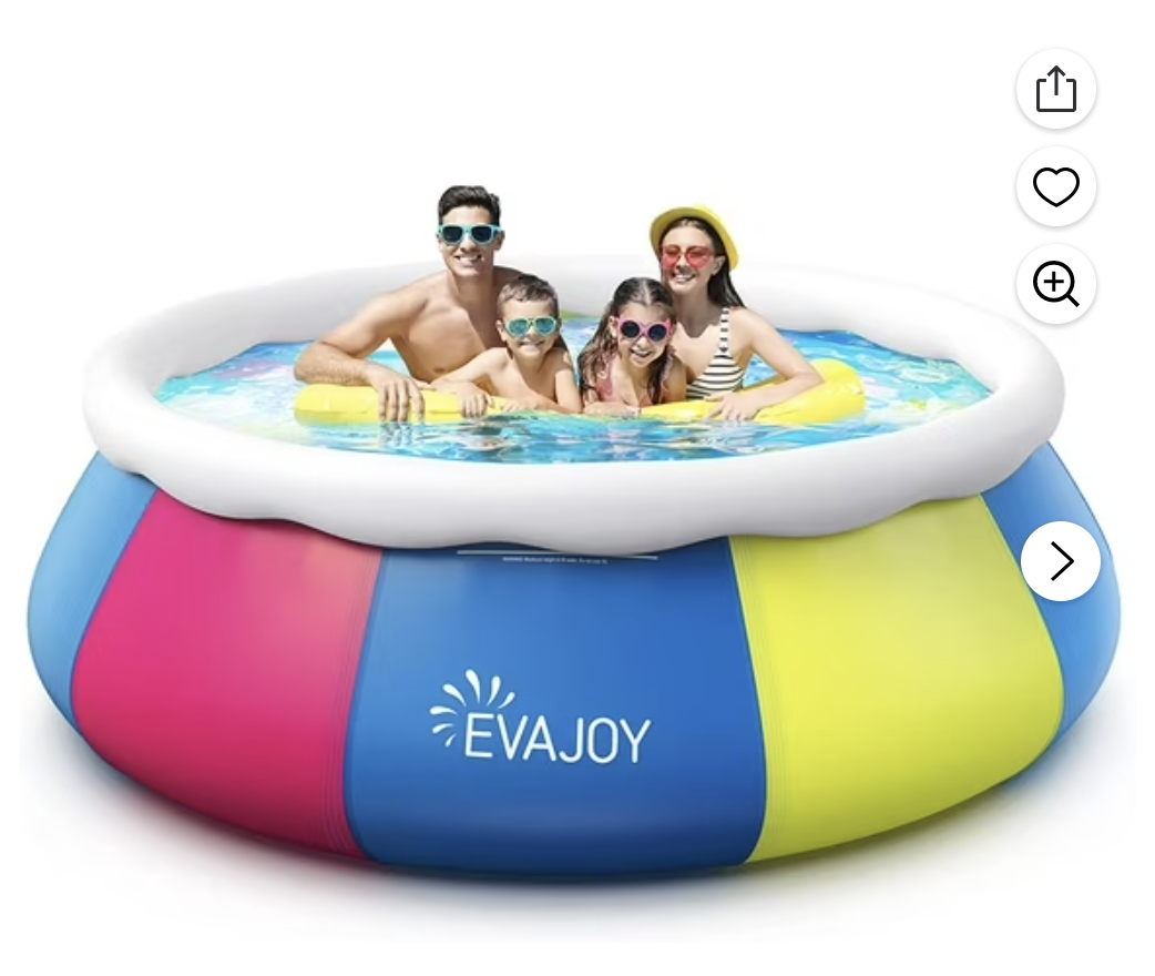 NEW: Evajoy 10 x 30 Inflatable Pool, No Pump