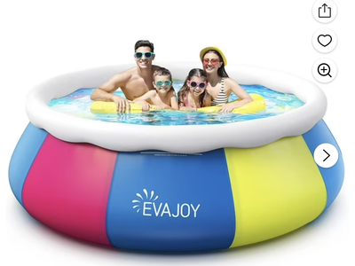 NEW: Evajoy 10 x 30 Inflatable Pool, No Pump