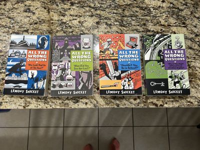 Lemony Snicket All the Wrong Questions Complete Book Series