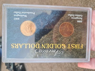 first golden dollar coins