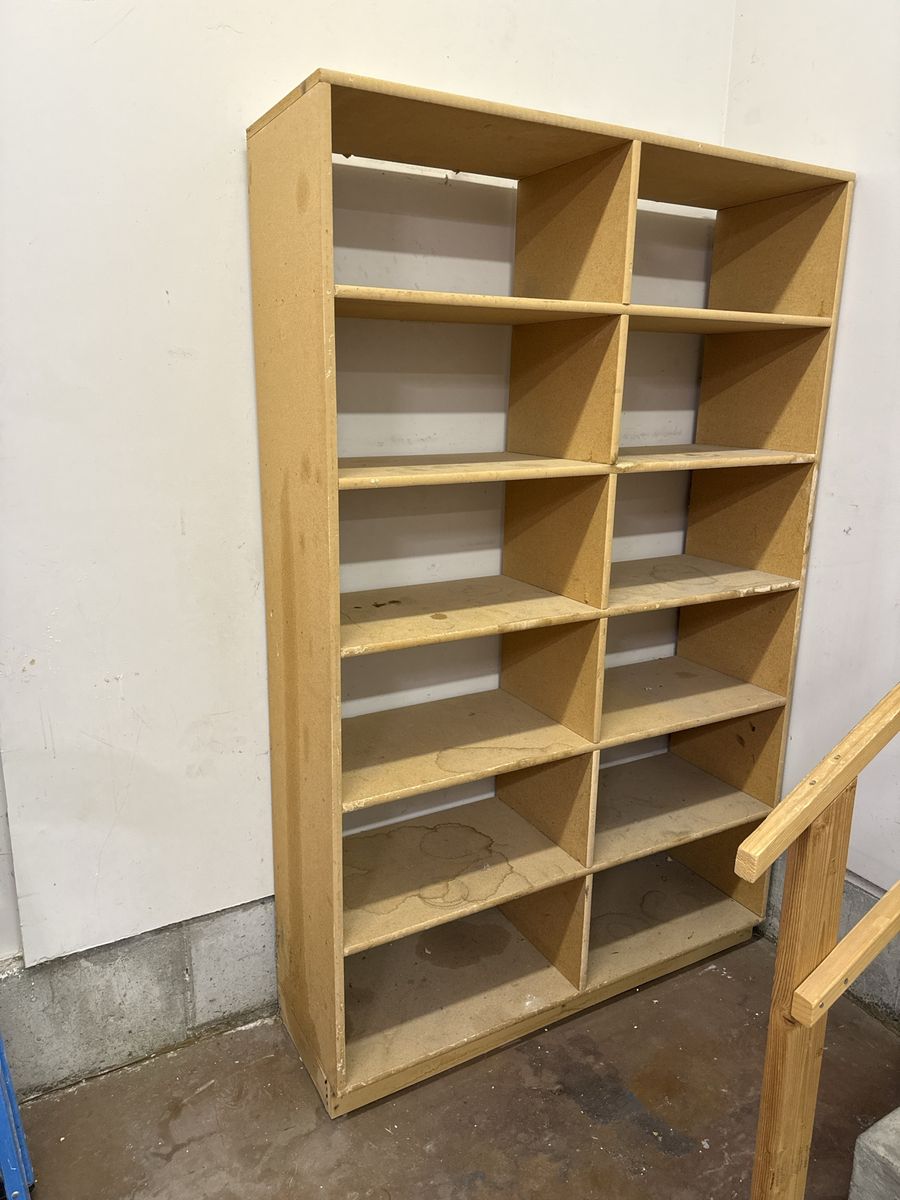 Particle Board Garage Shelving Unit (77" H x 49" W x 15" D)