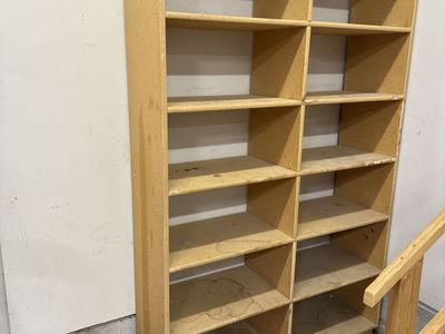 Particle Board Garage Shelving Unit (77" H x 49" W x 15" D)