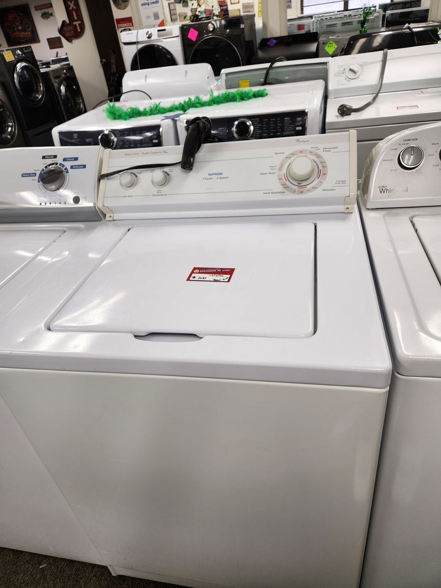 GREAT WHIRLPOOL TOPLOAD WASHER! W-WARRANTY