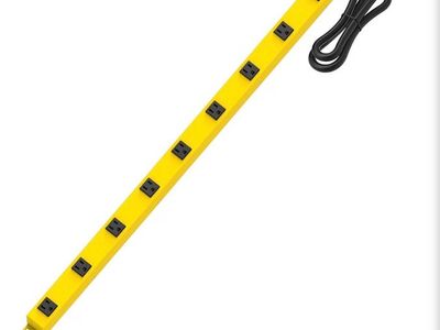 Power Strip, 9 outlets, surge protector.Wall Mountable