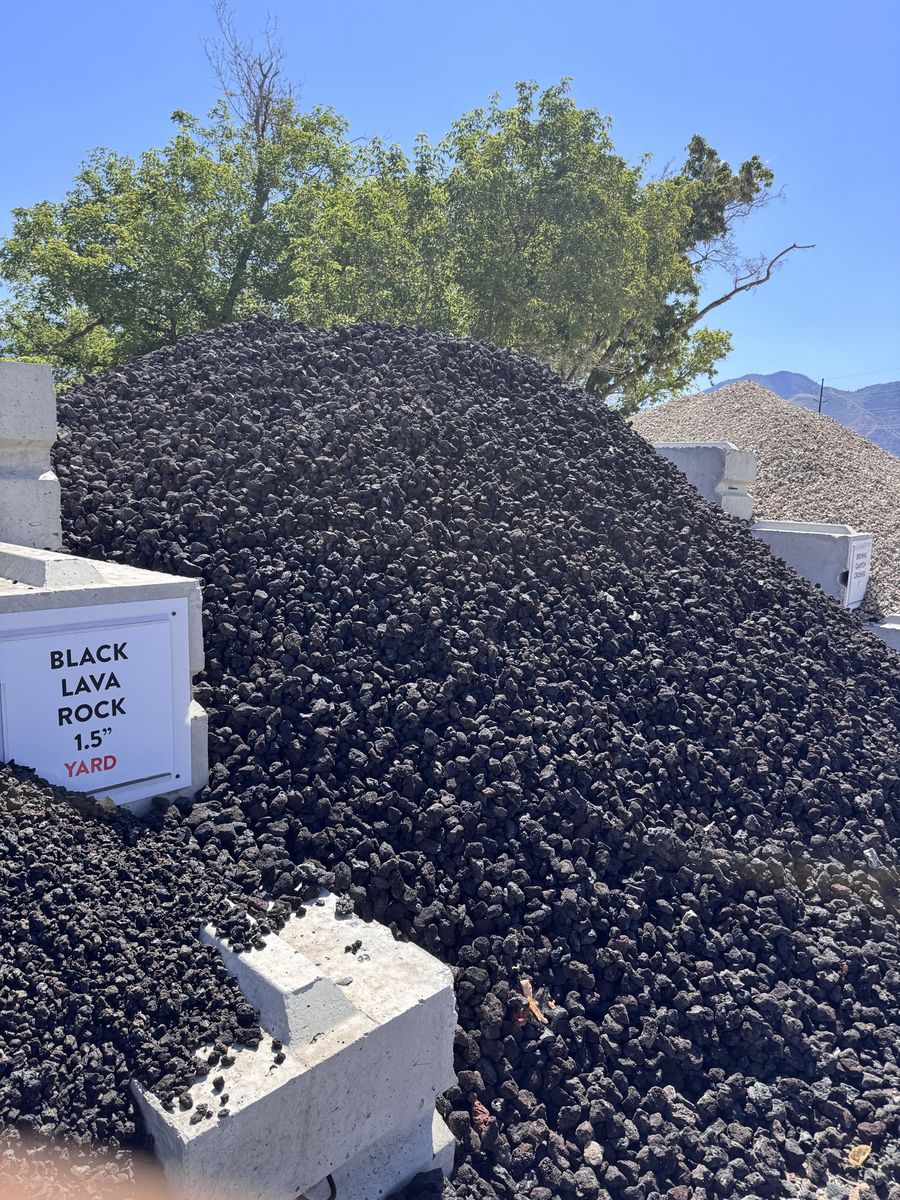 Lava rock 1.5”