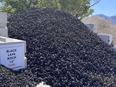 Lava rock 1.5”
