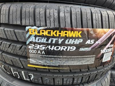 235/40r19 blackhawk agility uhp as