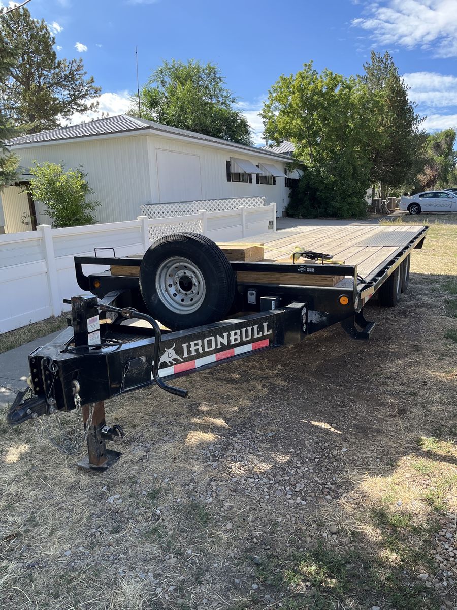 Ironbull Flatbed Utility Trailer in Good Condition