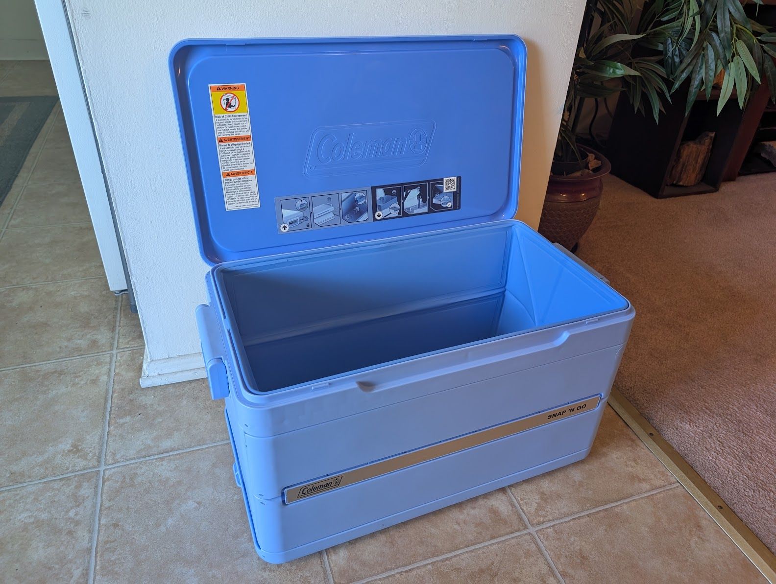 Coleman Snap N Go 45qt Collapsible Hard Cooler