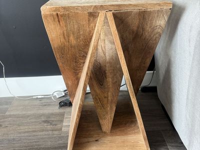 Wooden end table