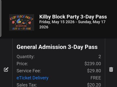 trade for guitar gear 3 day passes kilby block
