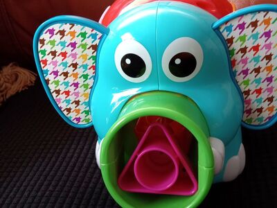 Infatino elephant shape sorter educational toy