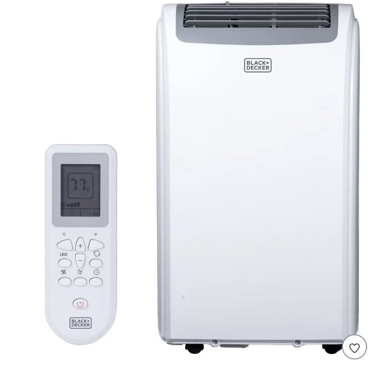 NEW  BLACK+DECKER BPP08WTB 8,000 BTU SACCCEC Portable Air Conditioner