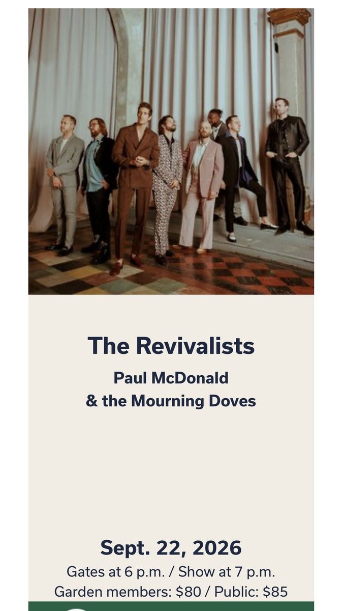 The Revivalists tix