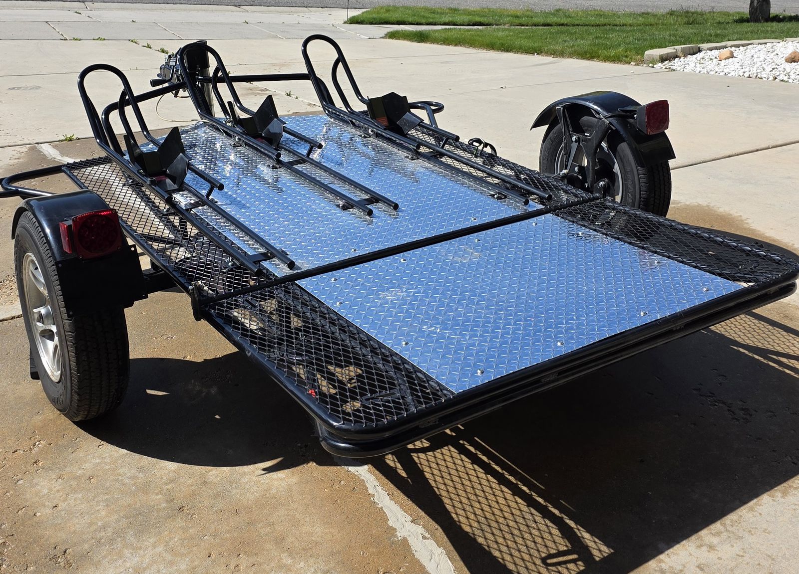 Trinity MT3 3 Rail Motorcycle Trailer