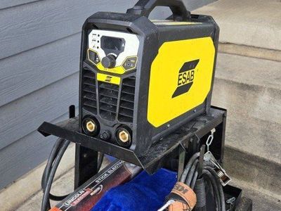 ESAB Rogue ES 180i Pro Stick/TIG Welder w/ Cart, Gloves, Rods