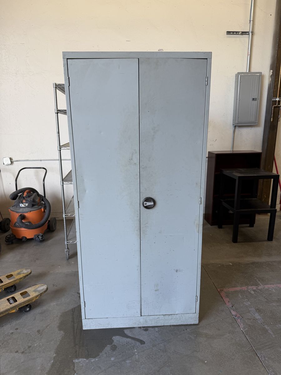 Steel Storage Cabinet — 36”L x 24”D x 78”H