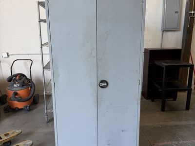 Steel Storage Cabinet — 36”L x 24”D x 78”H