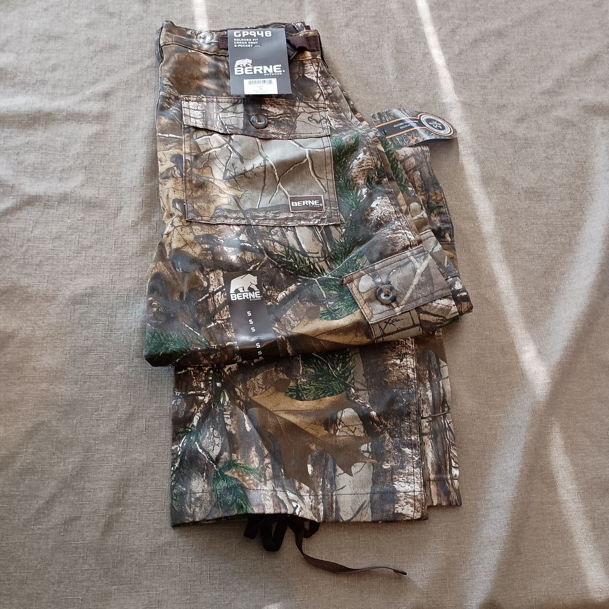 Relaxed Fit Cargo Pants RealTree Men's Size Large