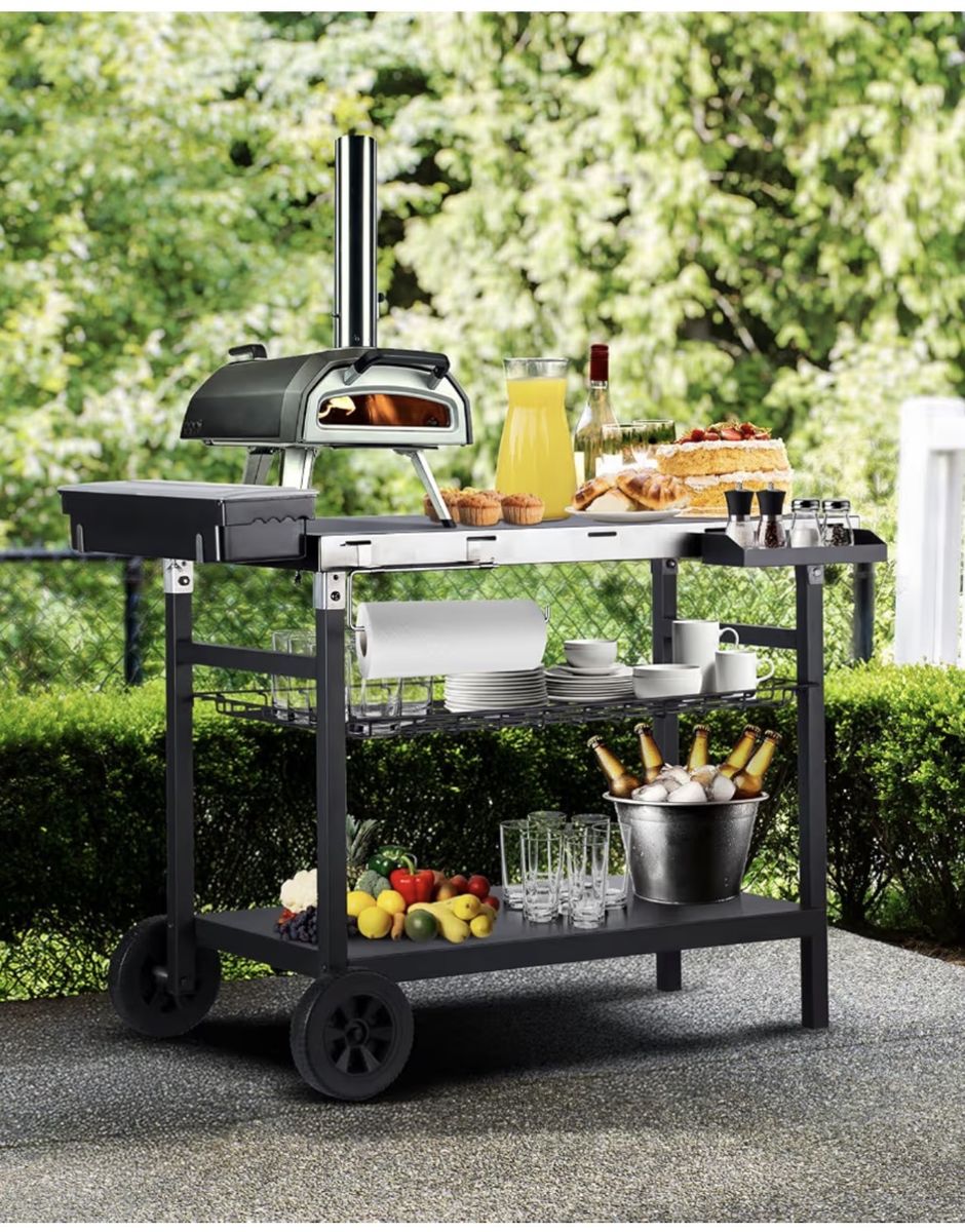 Moveable kitchen island and storage cart!! New in box