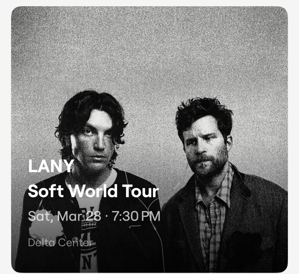 LANY: Soft world tour 3/28 - 4 Tickets