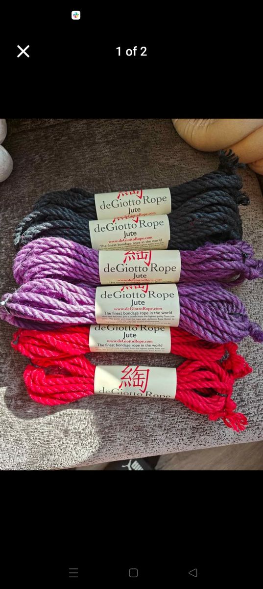 DeGiotto jute rope for shibari