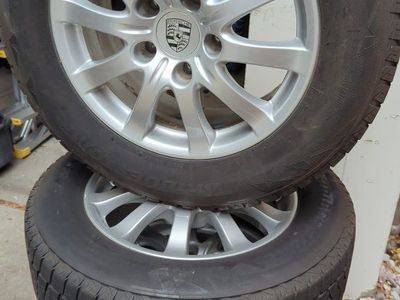 Porsche Cayenne OEM Wheels with Blizzak DM-V2 Winter Tires - Set of 4 (fits VW Touareg also)