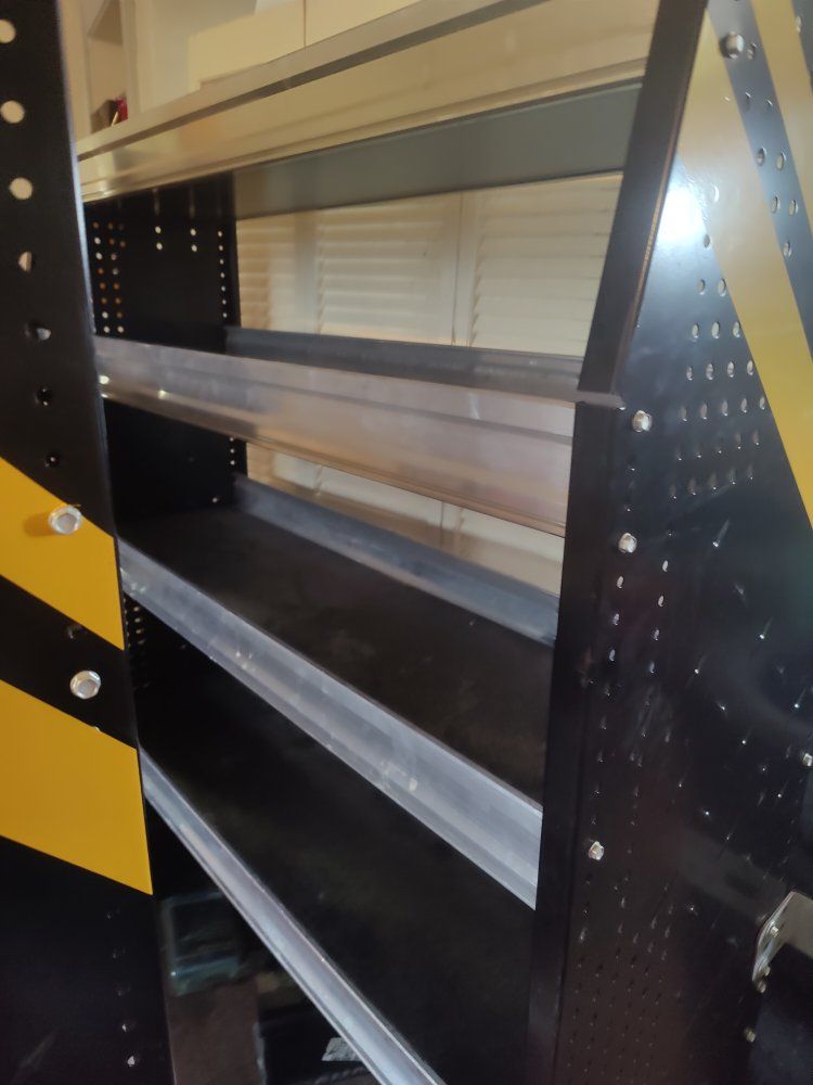 steel shelving for cargo van