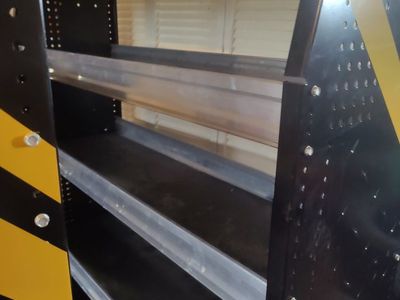 steel shelving for cargo van