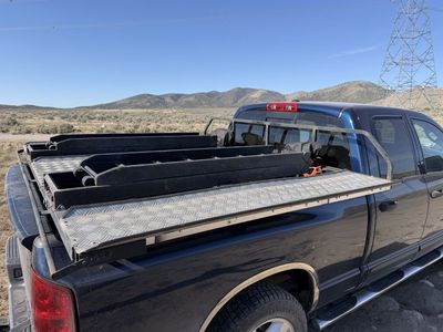 Dual ATV Bed Rack with winches