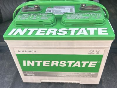 Interstate HD24-DP Dual Purpose Marine/RV Batteries (Set of 2) - 12-Month Free Replacement