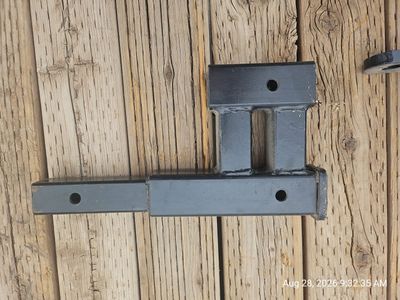 Haul Master Dual Hitch Extender Item 69881 Black Towing Accessory