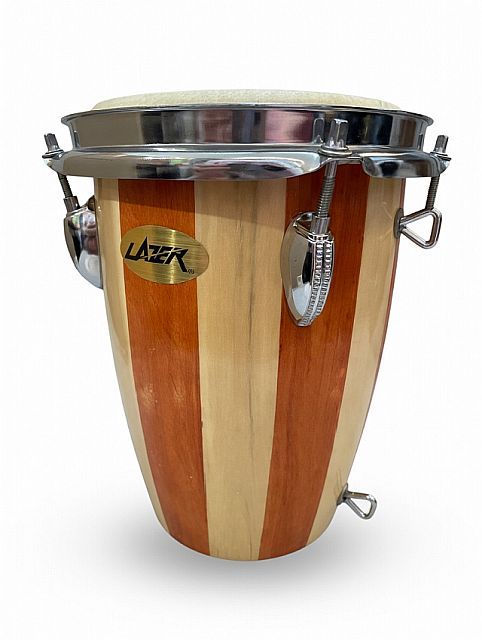 Trixon Mini Red/White Striped Conga Drum with Strap