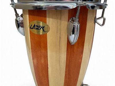 Trixon Mini Red/White Striped Conga Drum with Strap