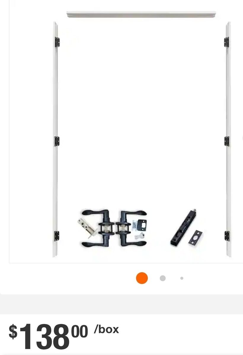 72 in. x 80 in. Primed Wood Knock Down Door Frame