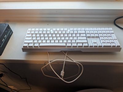 Cherry Mechanical Keyboard White USB Wired Full Size