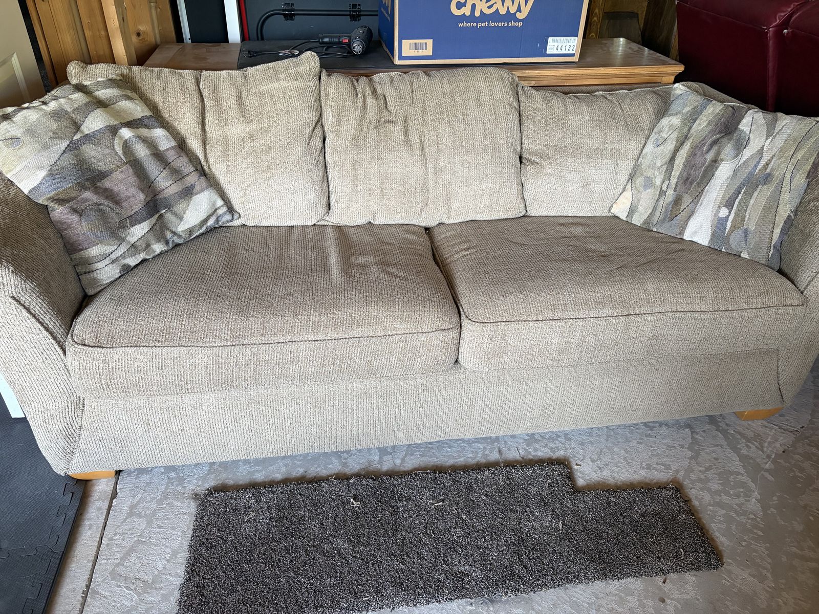 Couch and Love seat for $100 for both