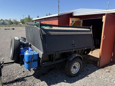 Custom Off-Road Adventure Trailer - Black, Ready for Backcountry Camping
