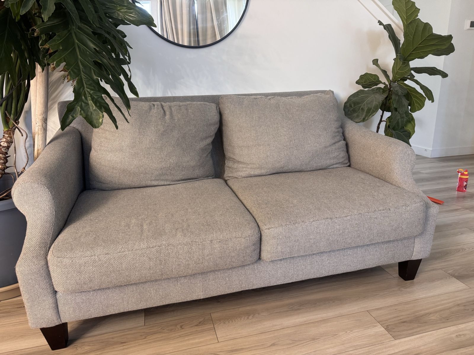 Gray Fabric Sofa / Couch 
