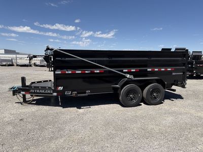 2027 PJ Trailers 7x16 15.4k Voyager (DV) Scissor L